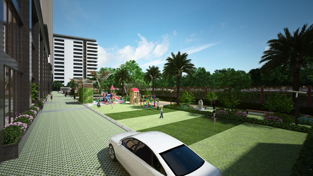 Đường dạo bộ kết hợp cây xanh nâng tầm cuộc sống