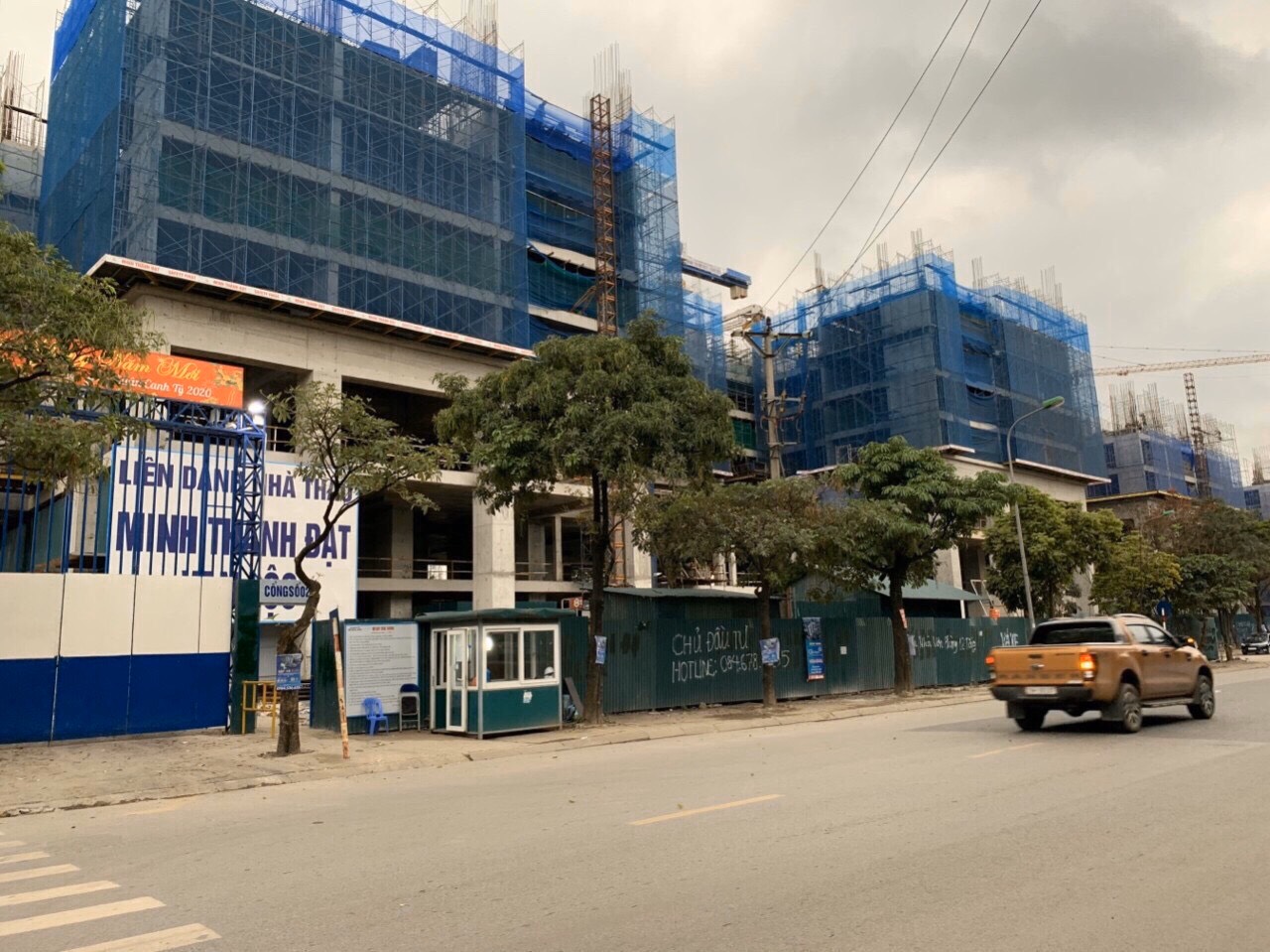 Cập nhật tiến độ thi công Dự án Green Park Trần Thủ Độ tháng 3 năm 2020