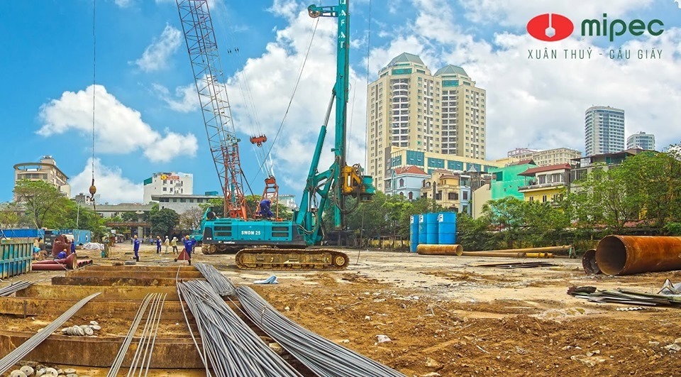 Công trường Dự án chung cư Mipec Rubik 360