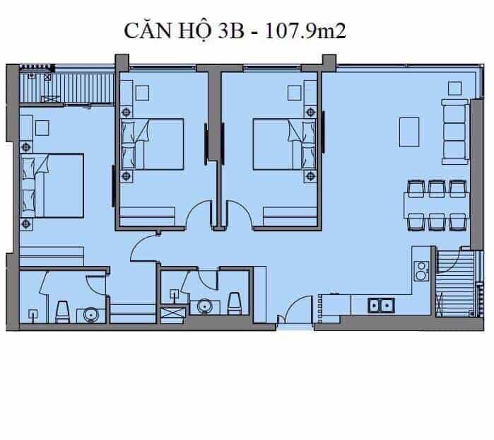 Căn hộ S03, S11 và S12 Tòa S Dự án Mipec Rubik 360 Xuân Thủy