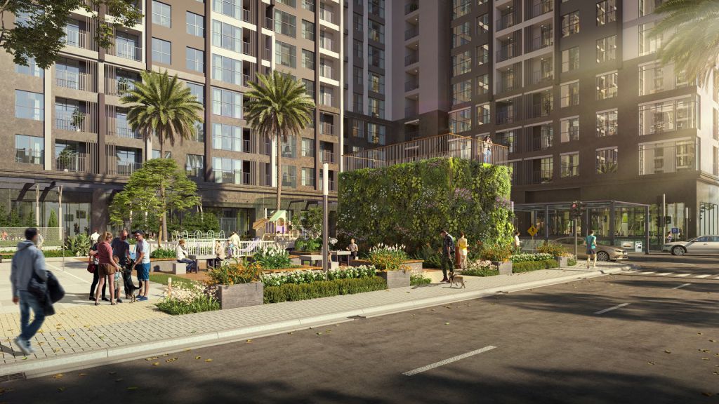 Khuôn viên Xanh gia tăng Chất lượng cuộc sống Mipec Rubik 360 Xuân Thủy