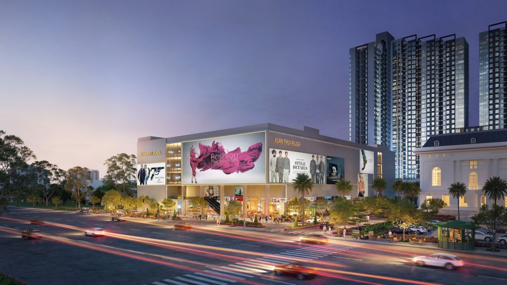 Khối dịch vụ thương mại cấu thành Tổ hợp Dự án Mipec Rubik 360