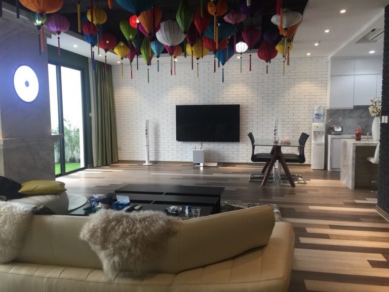 Phòng phòng khách nhà mẫu Mipec Rubik 360